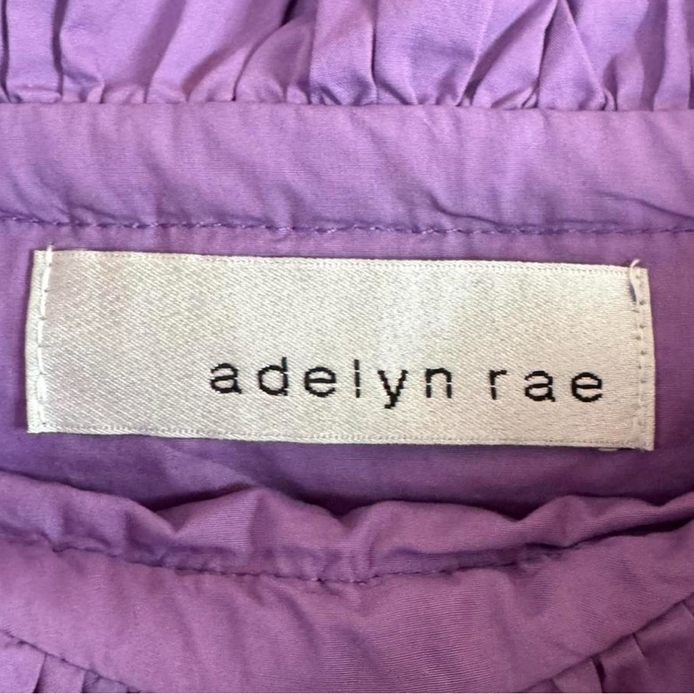 Adelyn Rae Lavender Ruffle Top - Picture 2 of 2